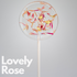 Flowerpops "Lovely Rose" with gold leaf