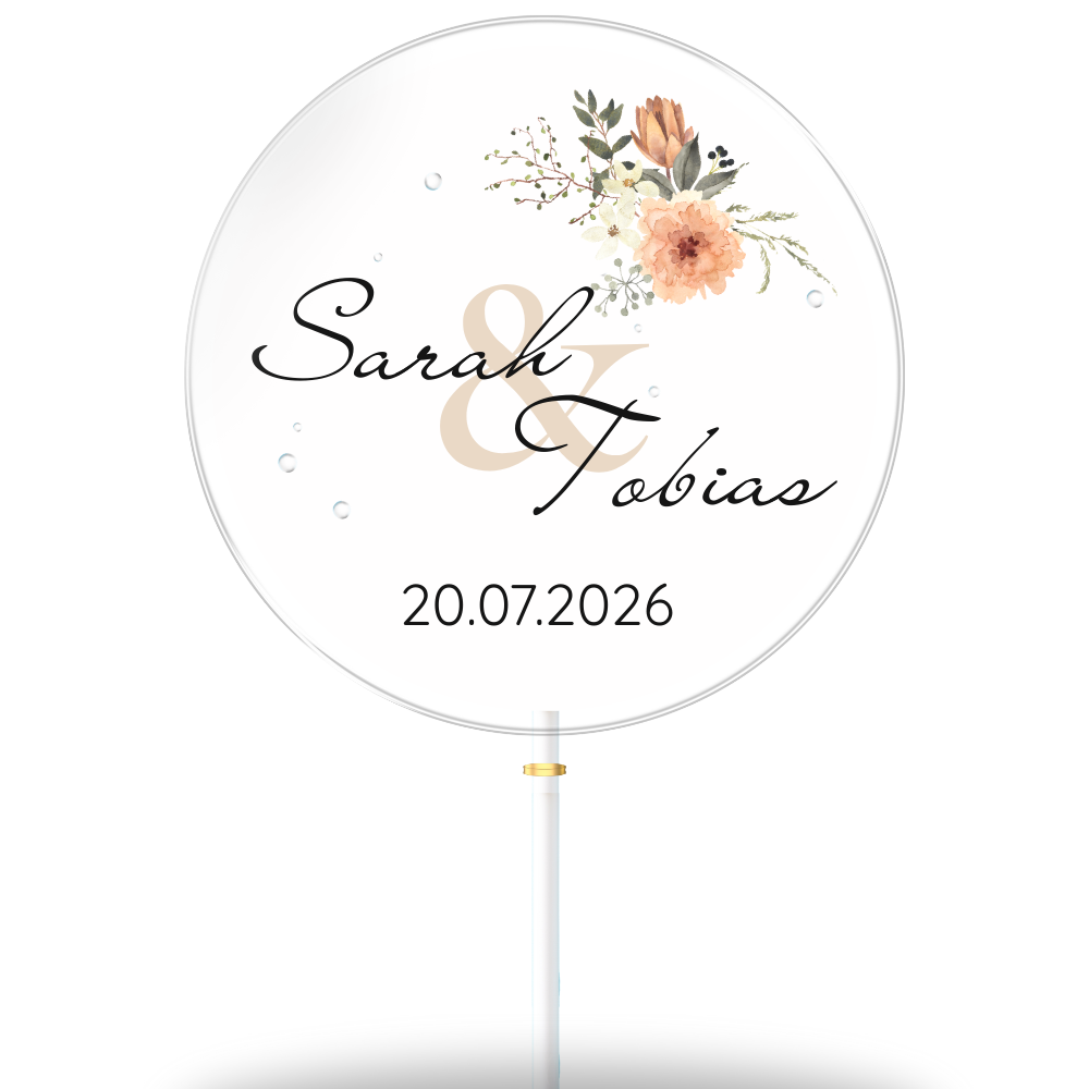 Serce Anne & Marcel z tłem