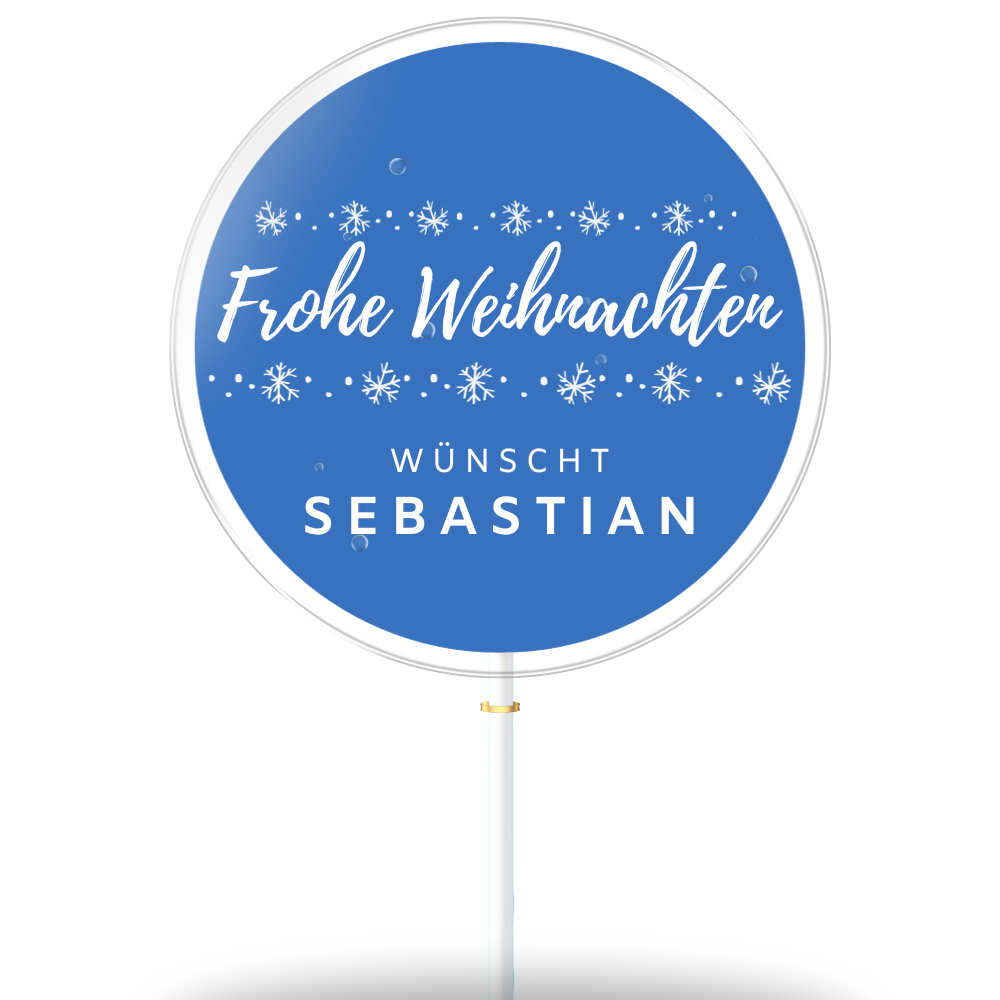 Kerstsneeuwvlok "Sebastian" (geschenkdoos van 8)