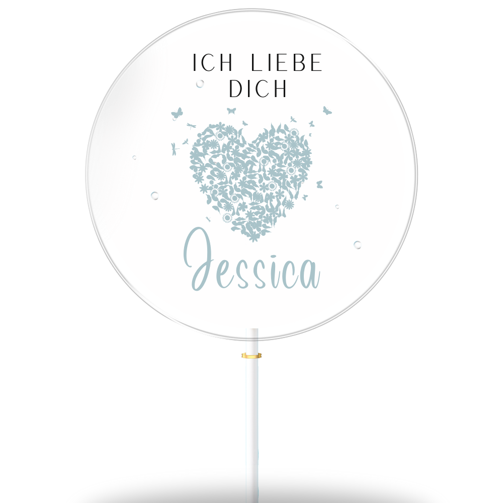 I love you "Jessica" (gift box of 8)