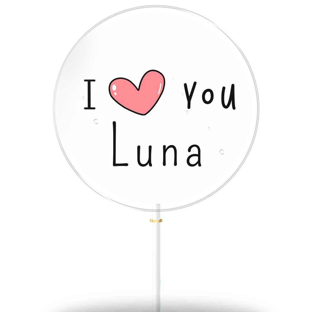 ik hou van jou "Luna" (geschenkdoos van 8)