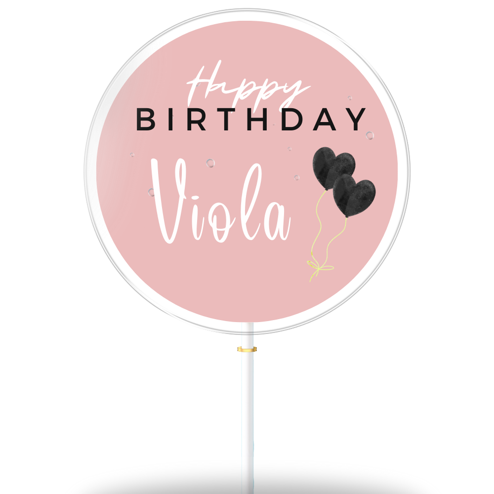 Happy Birthday "Viola (8er Geschenkbox)
