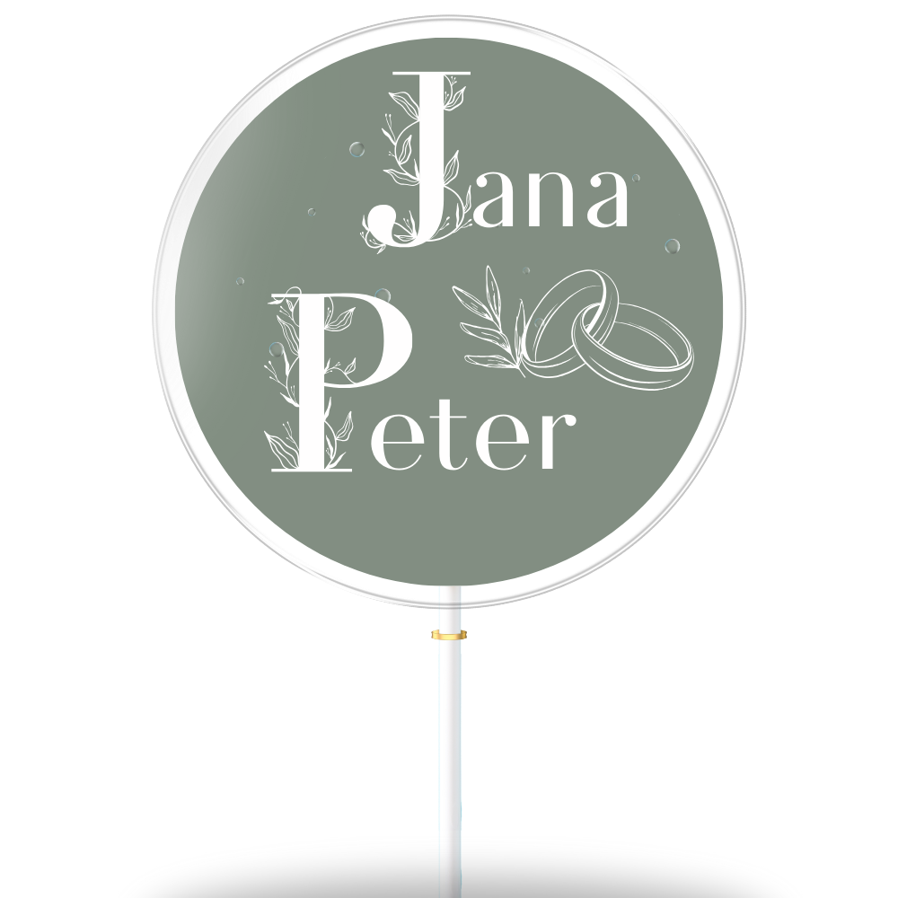 Jana & Peter mit Hintergrund  (8er Geschenkbox)