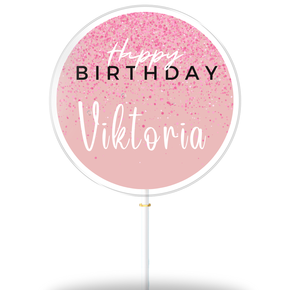 Gelukkige Verjaardag "Viktoria" (geschenkdoos van 8)