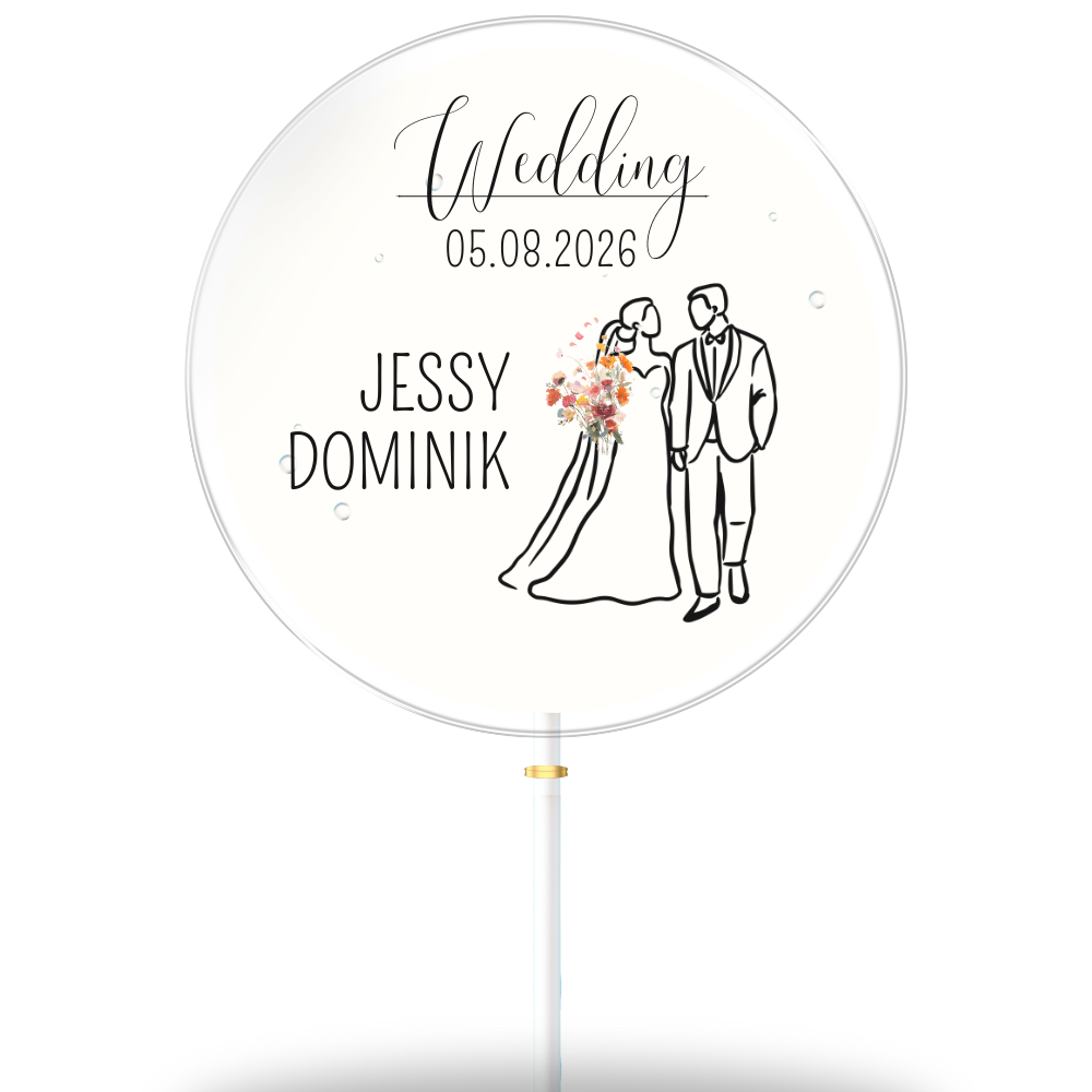 Serce Anne & Marcel z tłem