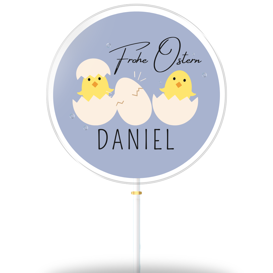 Vrolijk Pasen "Daniel" kuikens (geschenkdoos van 8)
