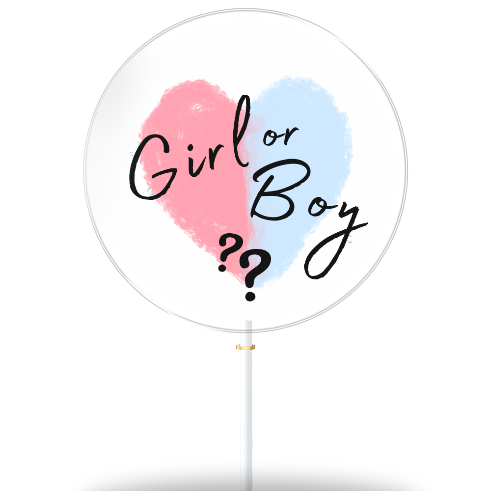 Boy or Girl? "Heart" (gift box of 8)