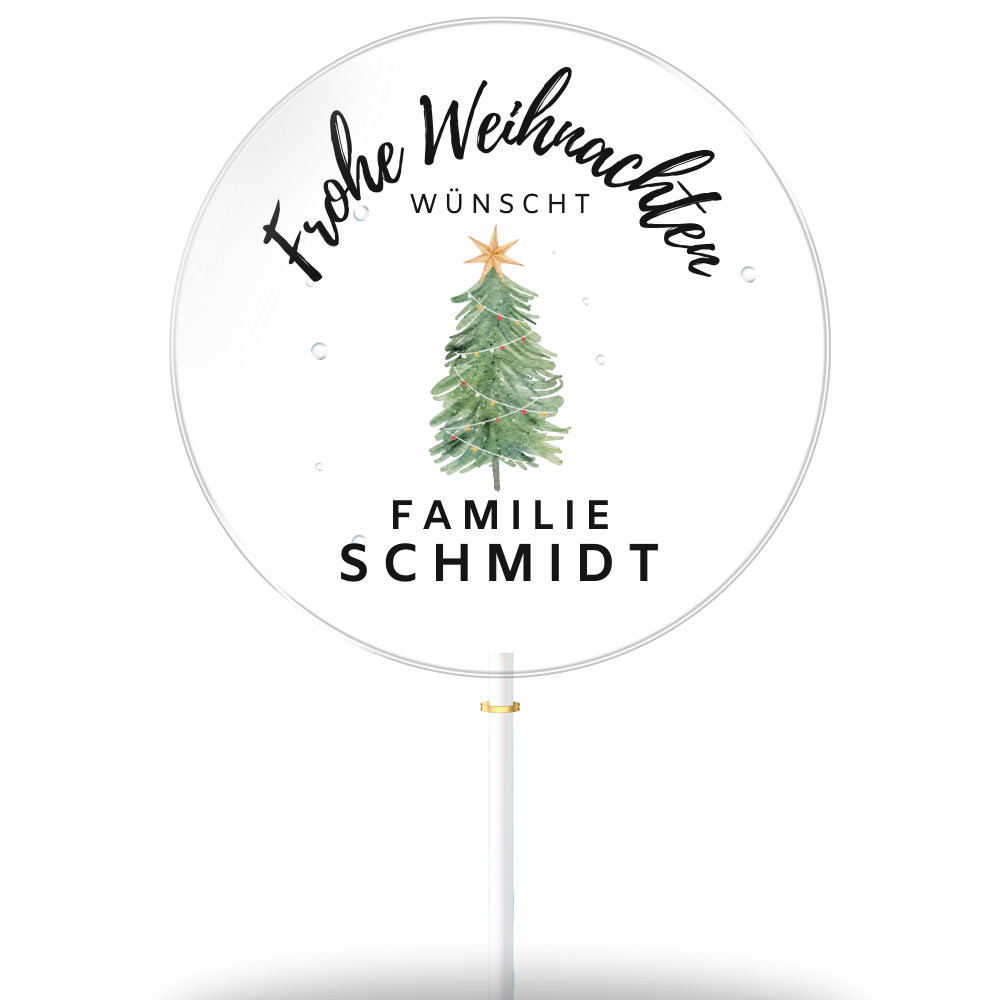 Kerstboom "Schmidt" (geschenkdoos van 8)