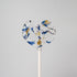 Flowerpops "Blue Ocean" with gold leaf