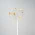 Flowerpops "White Wedding" with gold leaf