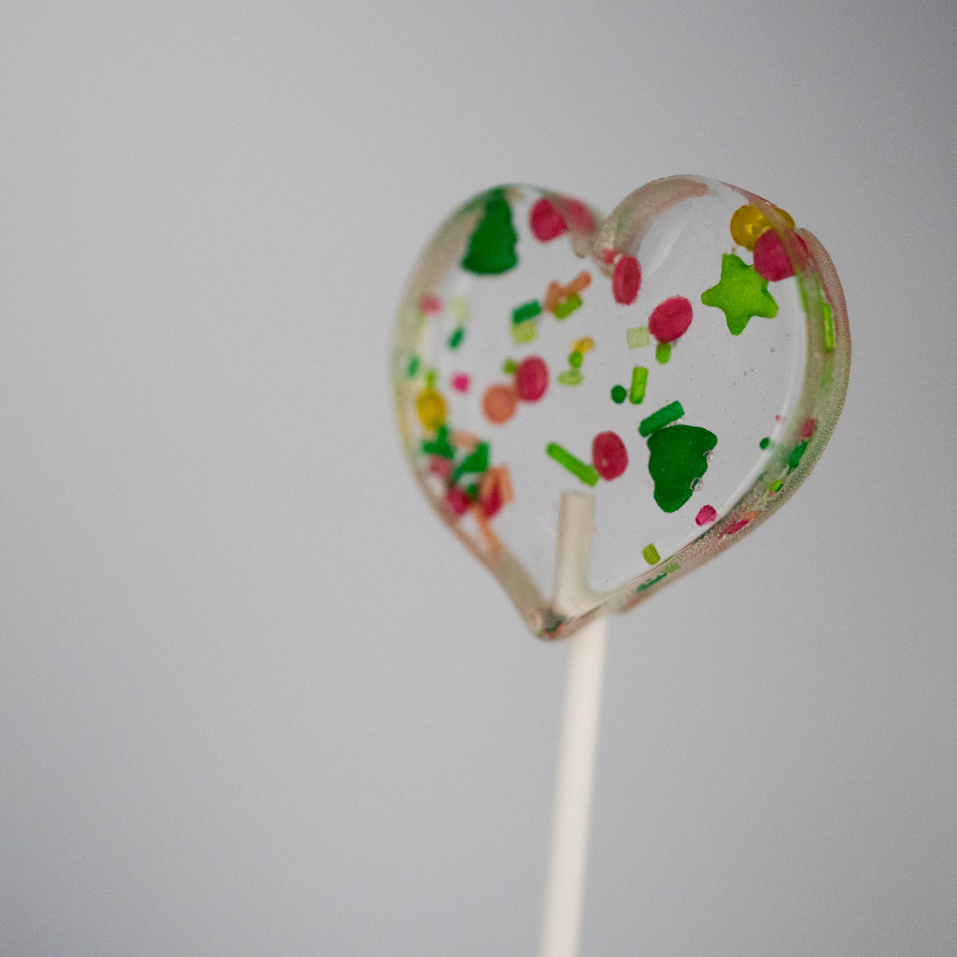 Streuselpop - Weihnachts Lollis mit Weihnachtsstreuseln (Nicht zuckerfrei)