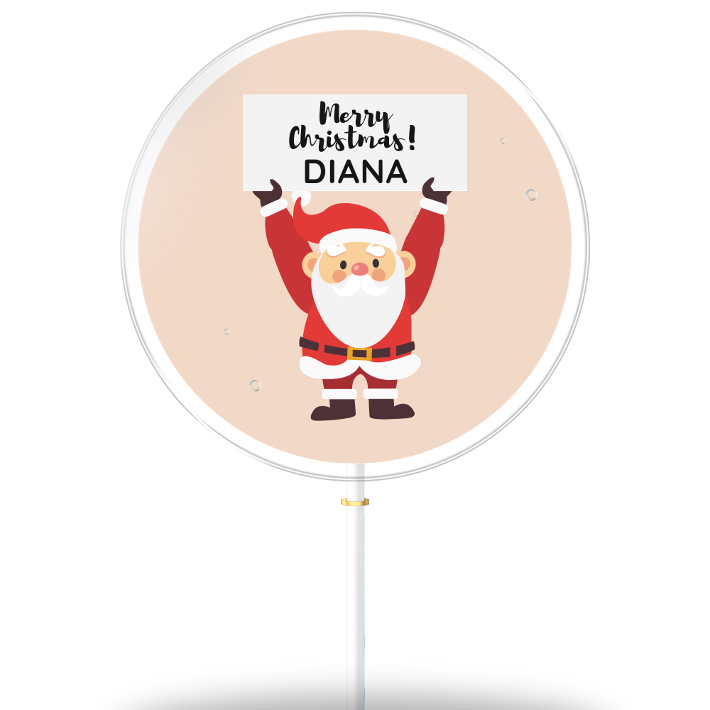 Santa Claus hands up (gift box of 8)